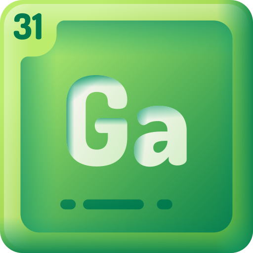 ガリウム 3D Color icon
