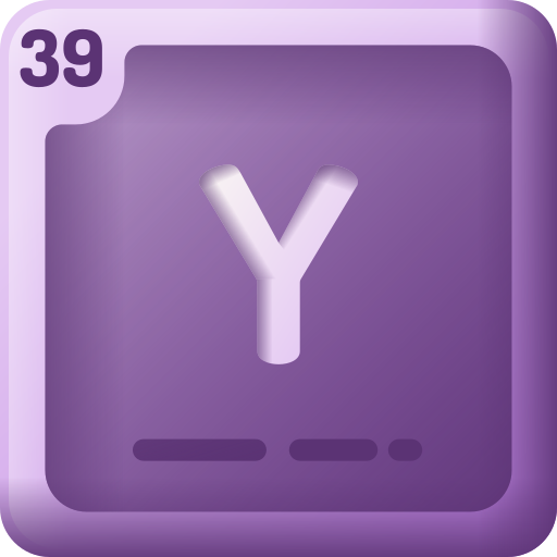Yttrium 3D Color icon