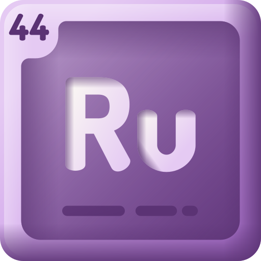 Ruthenium 3D Color icon