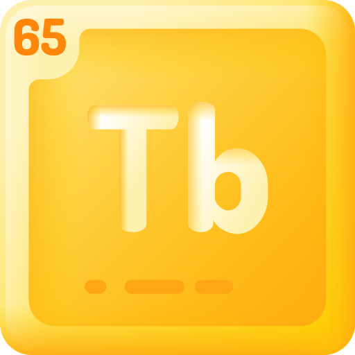 テルビウム 3D Color icon