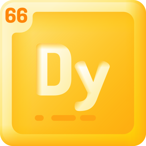 dysprosium 3D Color Icône