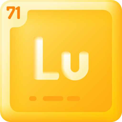 ルテチウム 3D Color icon