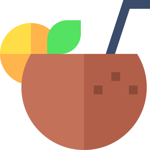 Coconut Basic Straight Flat icon