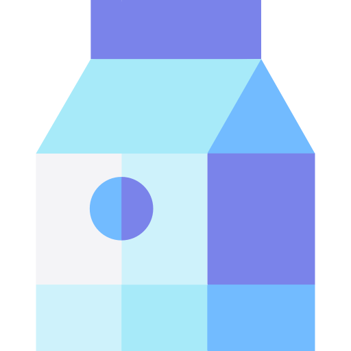牛乳 Basic Straight Flat icon