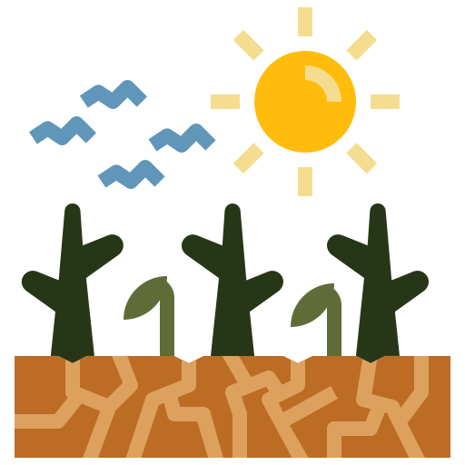 가뭄 Generic Flat icon