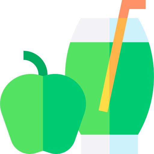 jugo de manzana Basic Straight Flat icono