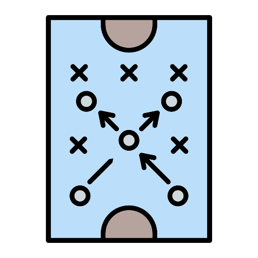 전략 게임 Generic Outline Color icon