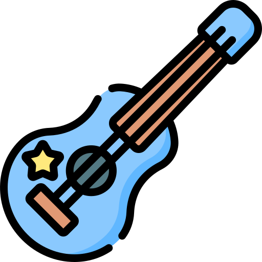 gitara Special Lineal color ikona