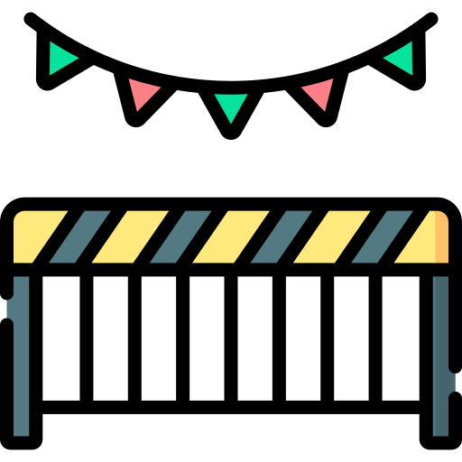 barrera de carretera Special Lineal color icono