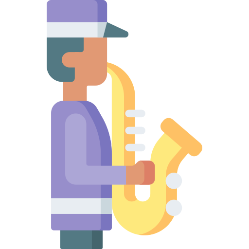 saxofone Special Flat Ícone