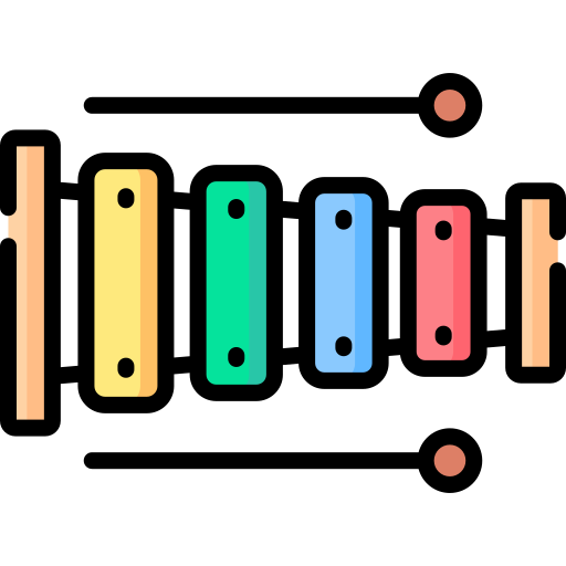 xylophone Special Lineal color Icône