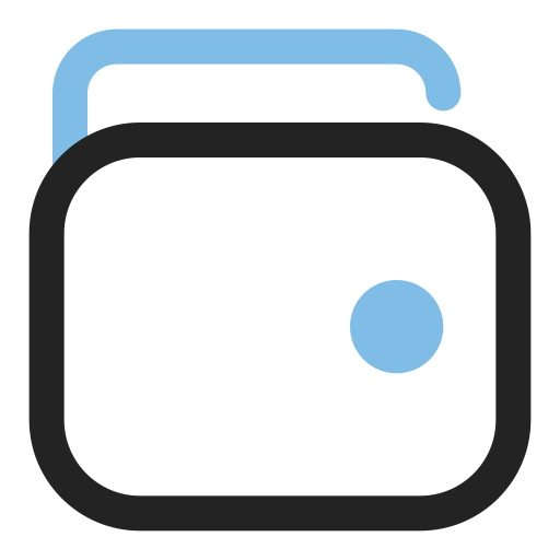 Wallet Generic Outline Color icon