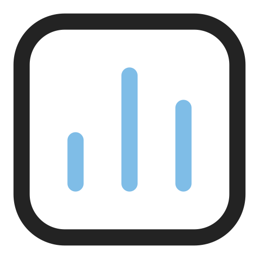 statistik Generic Outline Color icon
