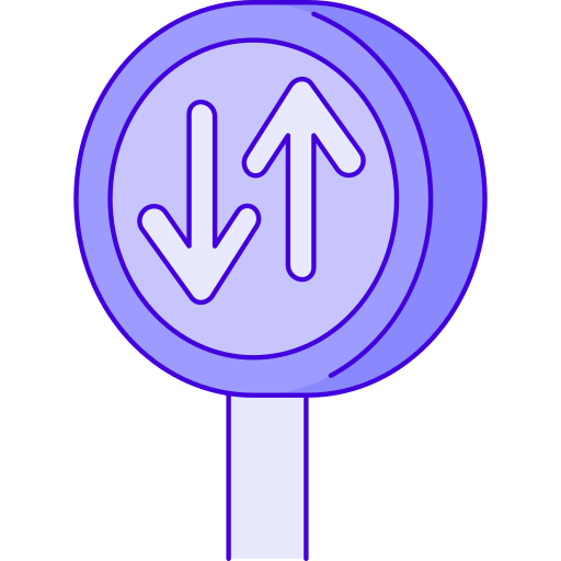 Два пути Generic Blue иконка