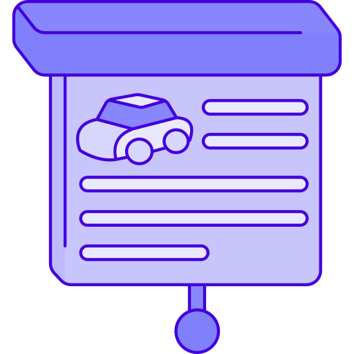 Driving lessons Generic Blue icon