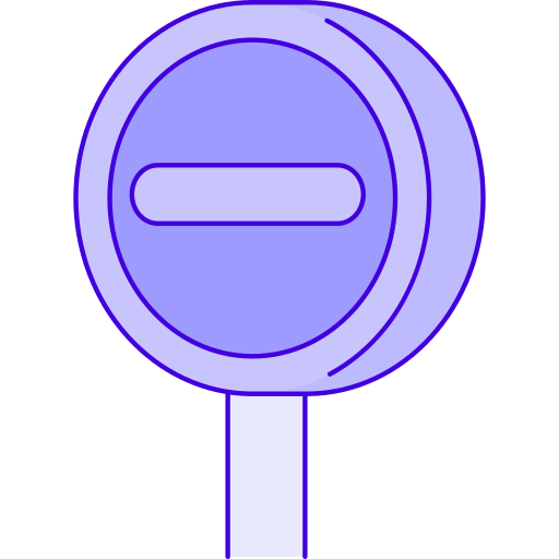 출입 불가 Generic Blue icon