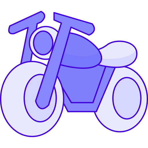 オートバイ Generic Blue icon