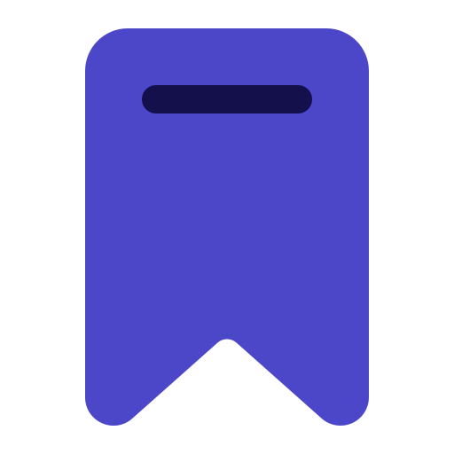 ブックマーク Generic Blue icon