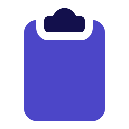 클립보드 Generic Blue icon