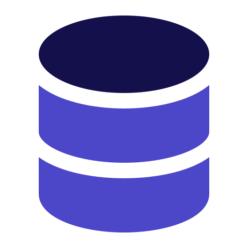 base de dados Generic Blue Ícone