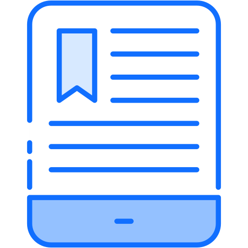 e-book Generic Blue Ícone