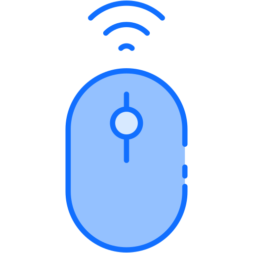 ratón inalambrico Generic Blue icono