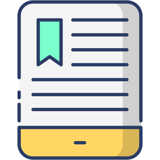 ebook Generic Outline Color icon