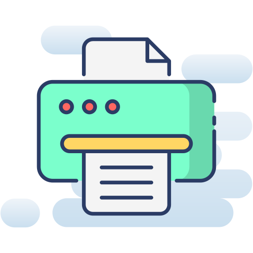 Fax machine Generic Rounded Shapes icon