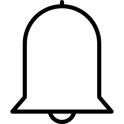 campana srip Lineal icono