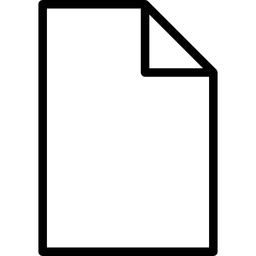 archivo srip Lineal icono