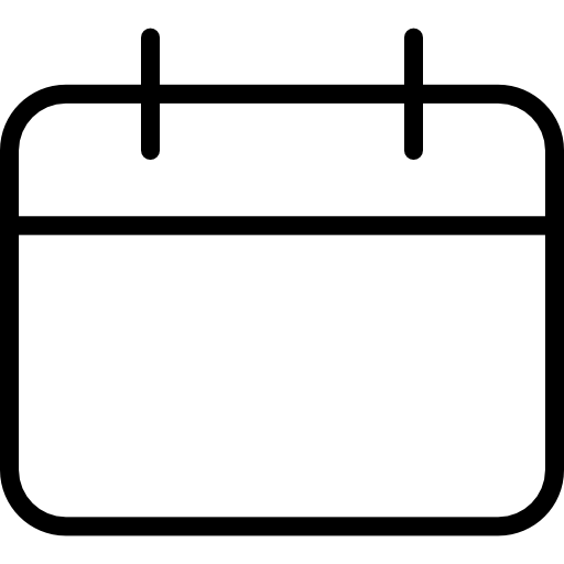 달력 srip Lineal icon