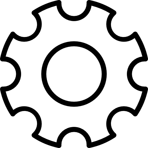 configuraciones srip Lineal icono