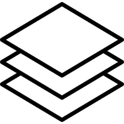capa srip Lineal icono