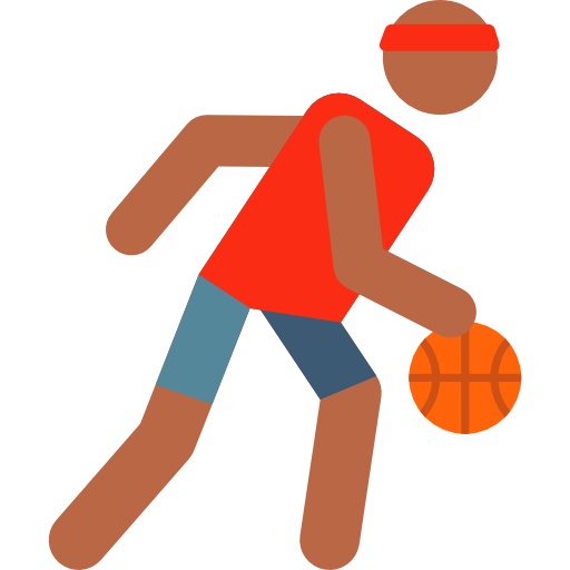 jugador de baloncesto Pictograms Colour icono