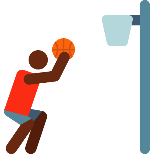 basketball-spieler Pictograms Colour icon