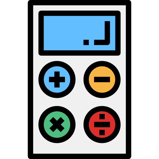 Calculator turkkub Lineal Color icon