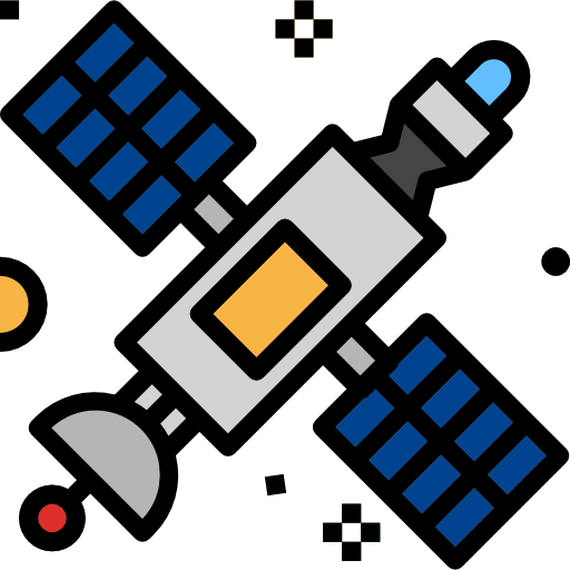 Satellite turkkub Lineal Color icon