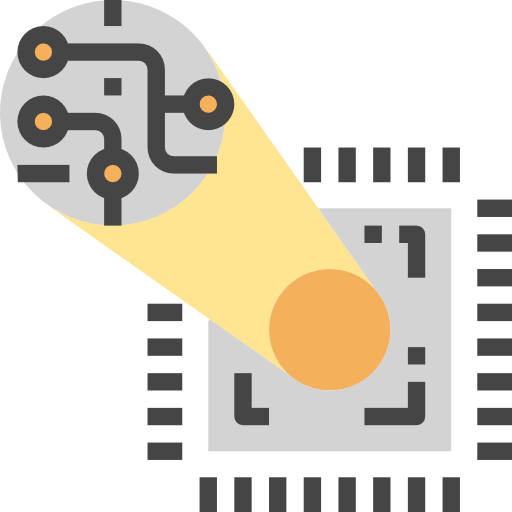 microprocesador turkkub Flat icono