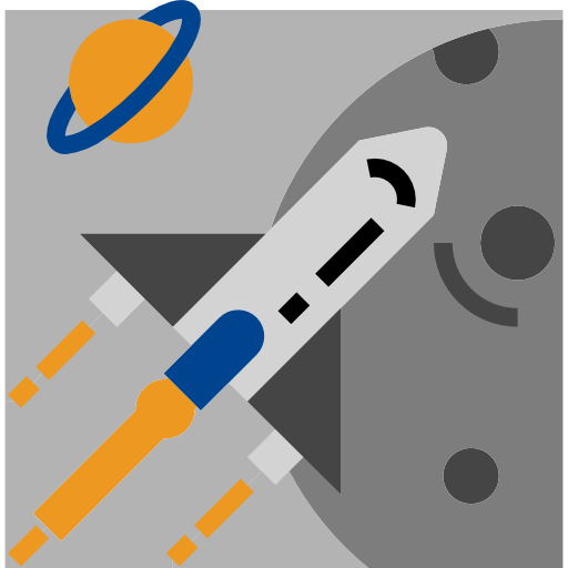Rocket turkkub Flat icon