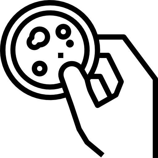 placa de petri turkkub Lineal icono