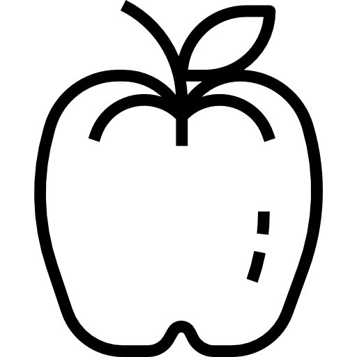 manzana turkkub Lineal icono