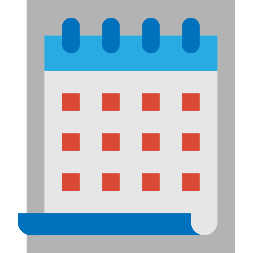 kalender Nhor Phai Flat icon