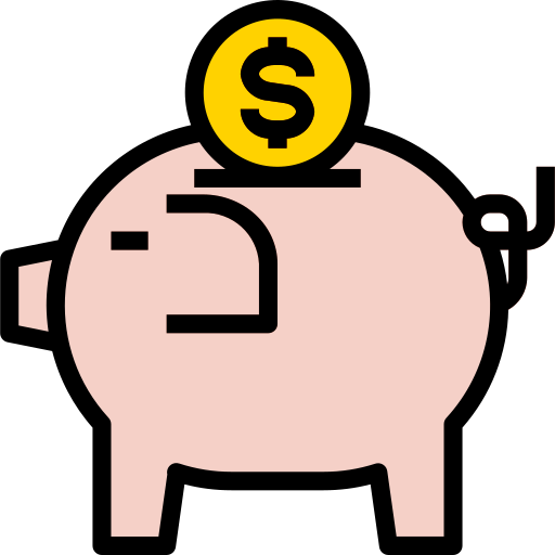 Piggy bank turkkub Lineal Color icon