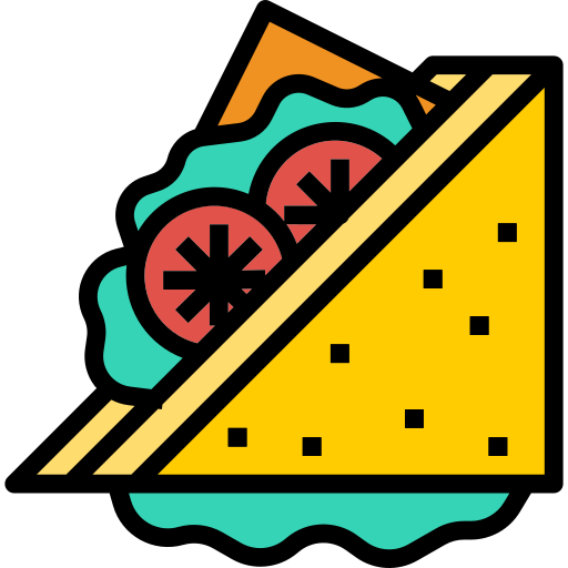 샌드위치 turkkub Lineal Color icon