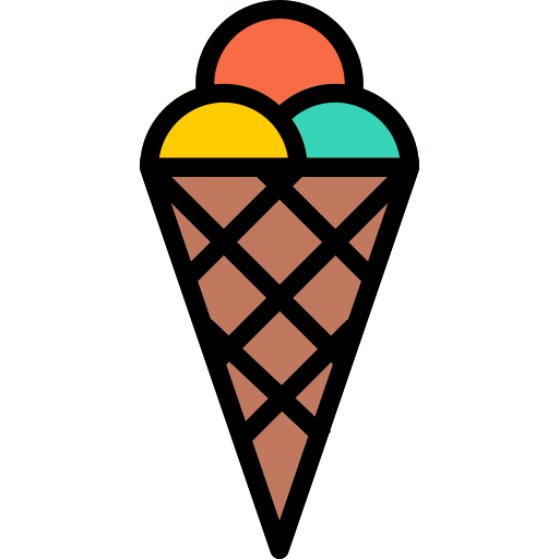 helado turkkub Lineal Color icono