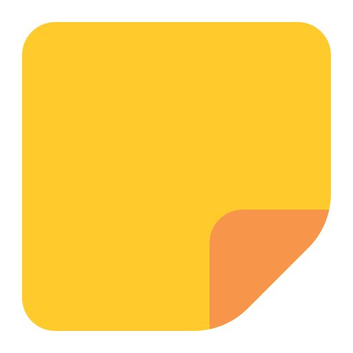스티커 메모 Generic Flat icon