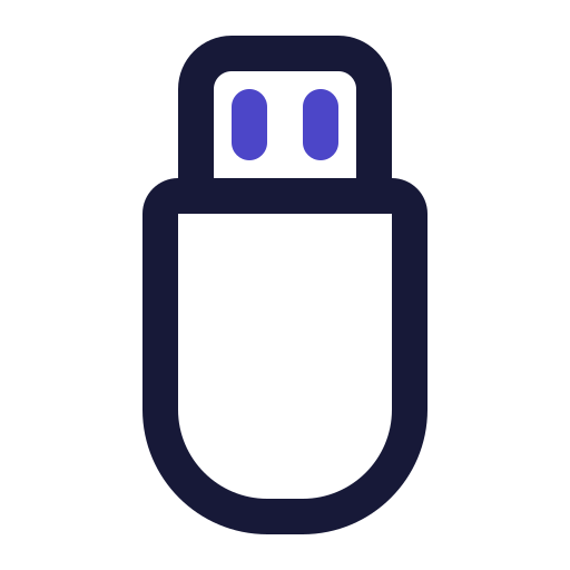 usb Generic Outline Color icon