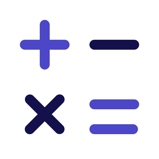matematyka Generic Blue ikona