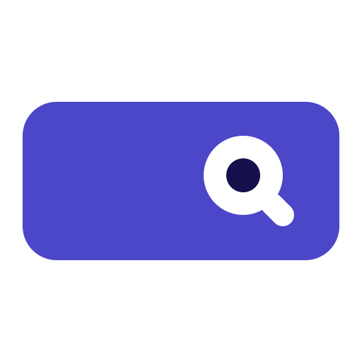 barre de recherche Generic Blue Icône