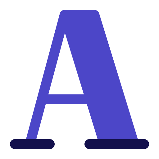 lettertype Generic Blue icoon